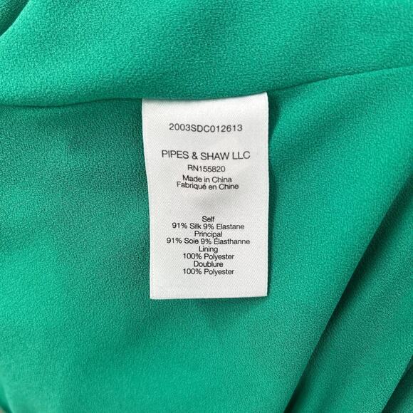 1.Veronica Beard Mini Dress Womens Medium Silk Floral Garden Party Feminine Chic - Picture 10 of 11